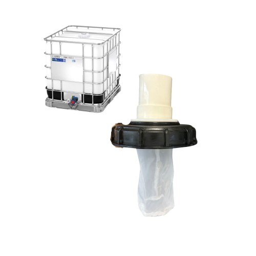 Pokrywa IBC z filtrem podłączenie do rynny 75cm na prost
